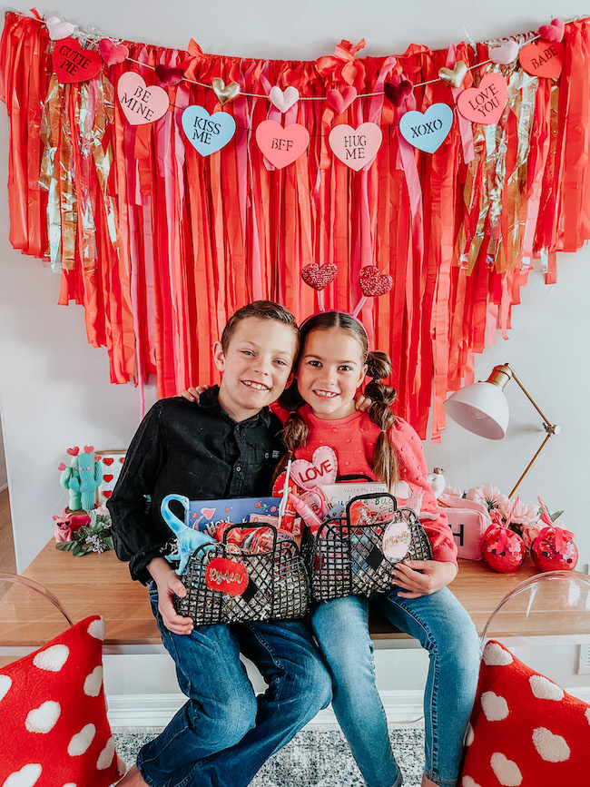 Valentines Day gift baskets for kids